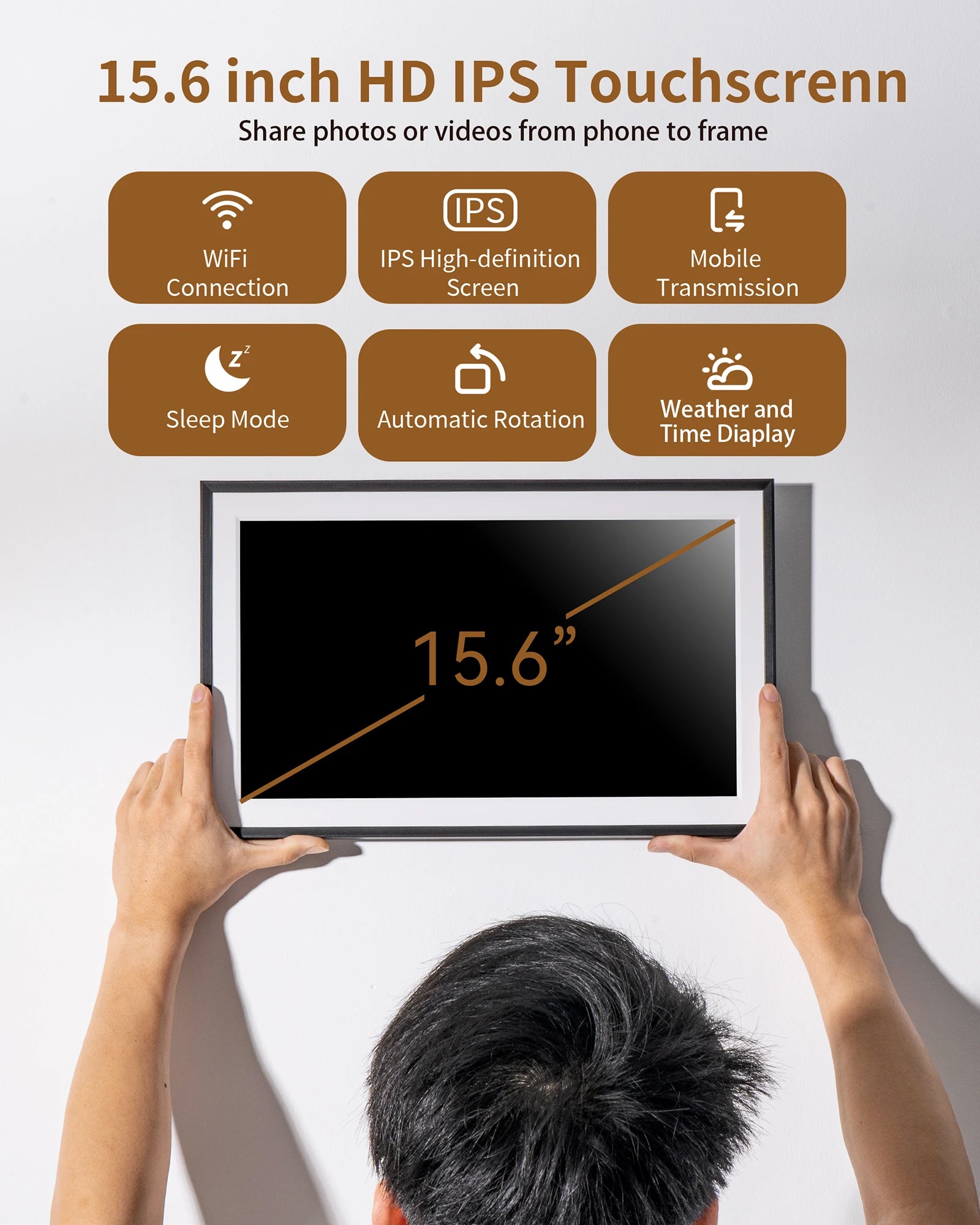 Digital Picture Frame 15.6 Inch